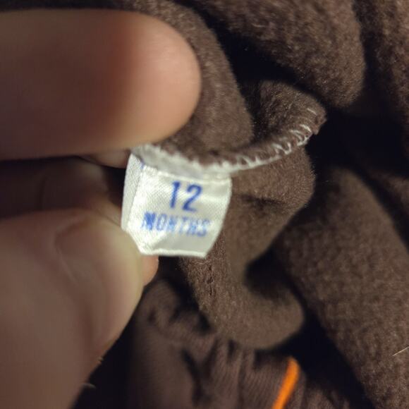 Vintage 70s 80s SNOOPY CLEVELAND BROWNS SWEATSHIRT SWEATPANTS NFL BABY 12 MONTHS - Picture 4 of 13